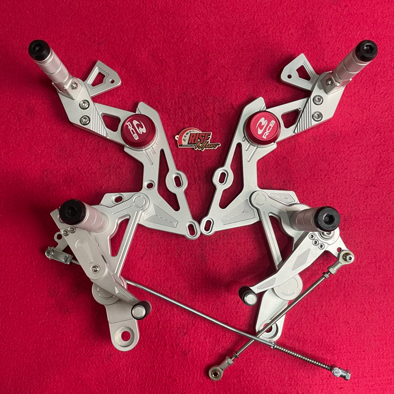 FOOTSTEP UNDERBONE RACING BOY RCB JUPITER MX SILVER