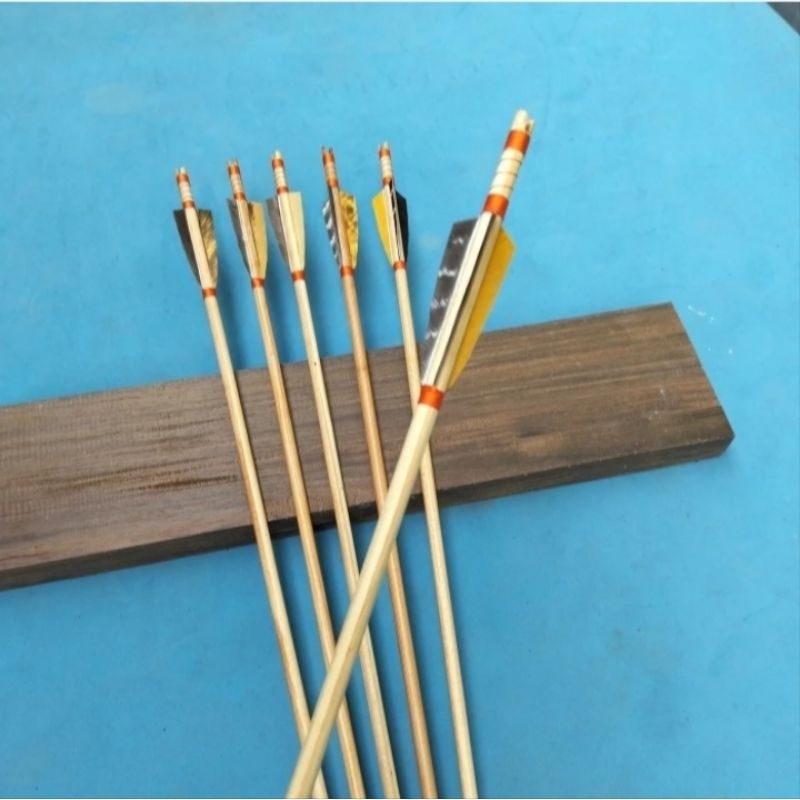 12 arrow spruce grade A  sortir berat seragam arrow bulu kalkun