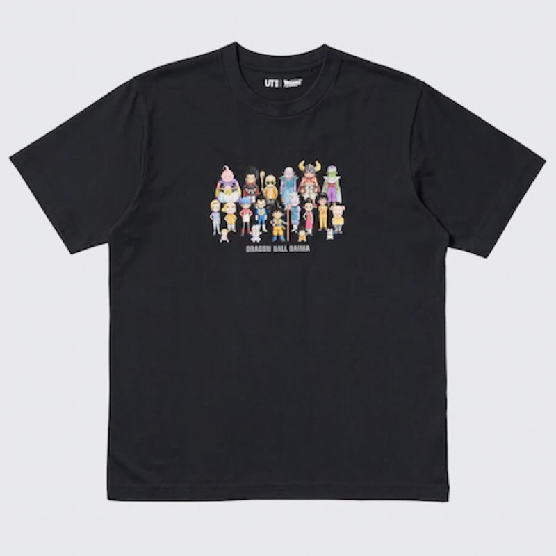 UNIQLO Men UT T-Shirt Kaos Pria Grafis Dragon Ball Daima Black