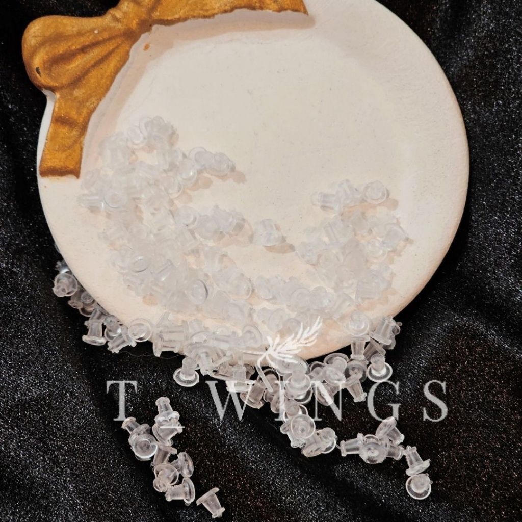 20pcs karet Penutup Anting / 20pcs Karet Pantat Anting