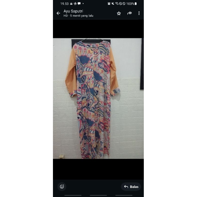 dress abstrak