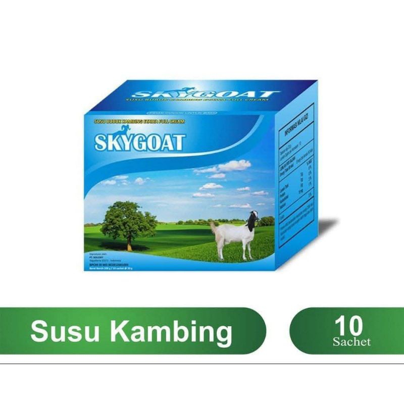

Susu kambing Etawa/Sky Goat/susu tinggi kalsium/obat lambung