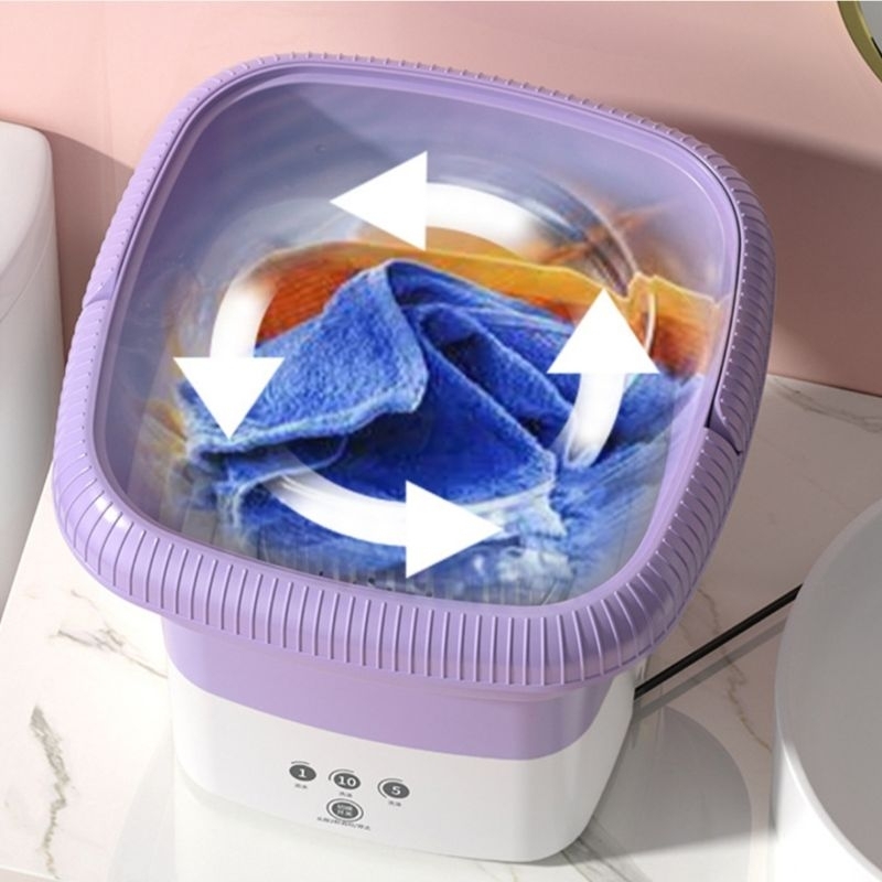 Mesin Cuci Lipat Mini Portable