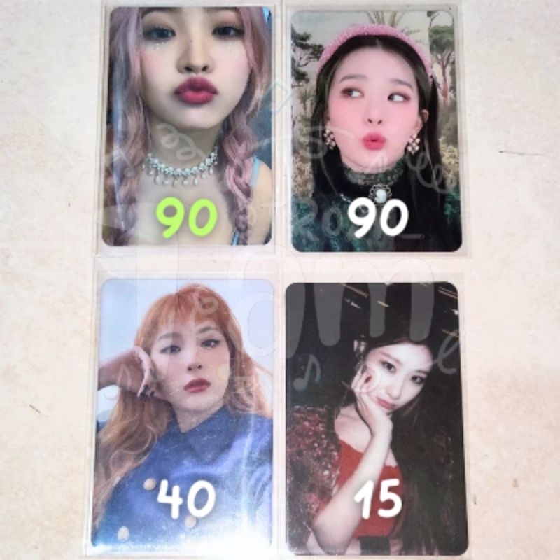 Photocard Red Velvet Yeri Seulgi Official Psycho Finale Queendom Pout