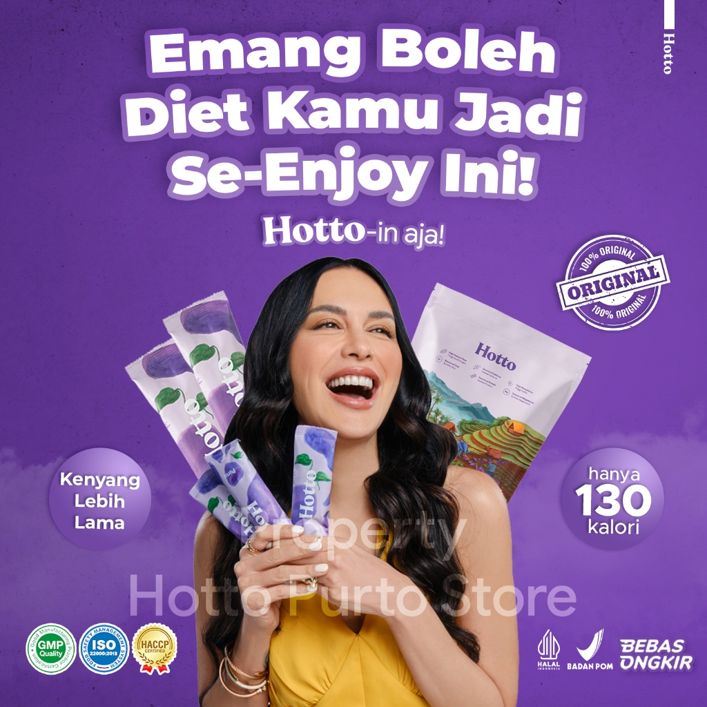 

Hotto Purto 1 Pouch (16 Sachet) | Minuman Multigrain untuk Diet Sehat & Sarapan Sehat