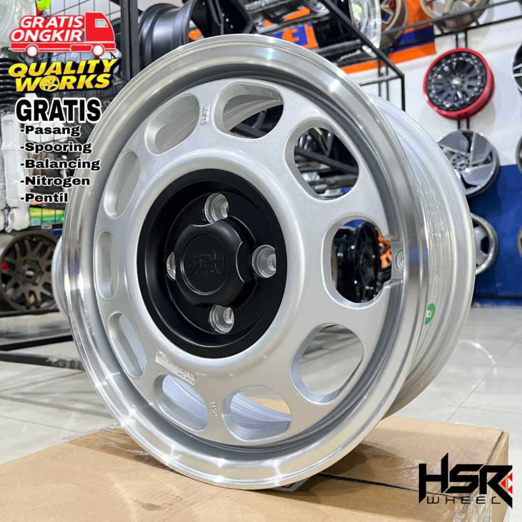 Velg Ring 14 HSR KLG Buat Mobil Karimun, Airev, Calya, Sigra, Datsun