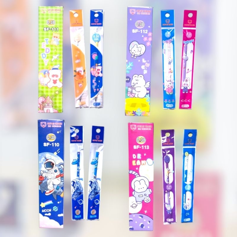 

Isi Pulpen Gel || Refill Gel Pen isi 20pcs