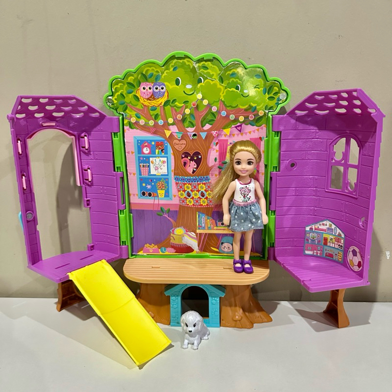 Barbie Chelsea Tree House Mainan Rumah Pohon - Original Mattel - Preloved
