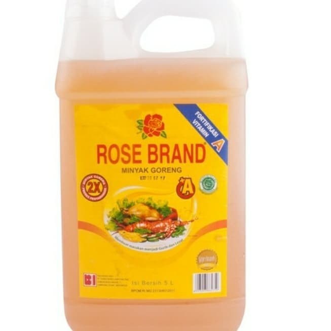 

Rose Brand Minyak Goreng Sawit Halal Rosebrand5liter- ROSE BRAND MINYAK GORENG 5L