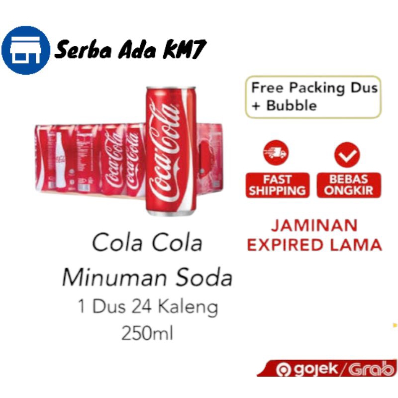 

1 DUS/KARTON COCA- COLA ISI 250 ML/SLIM. (24 PCS)