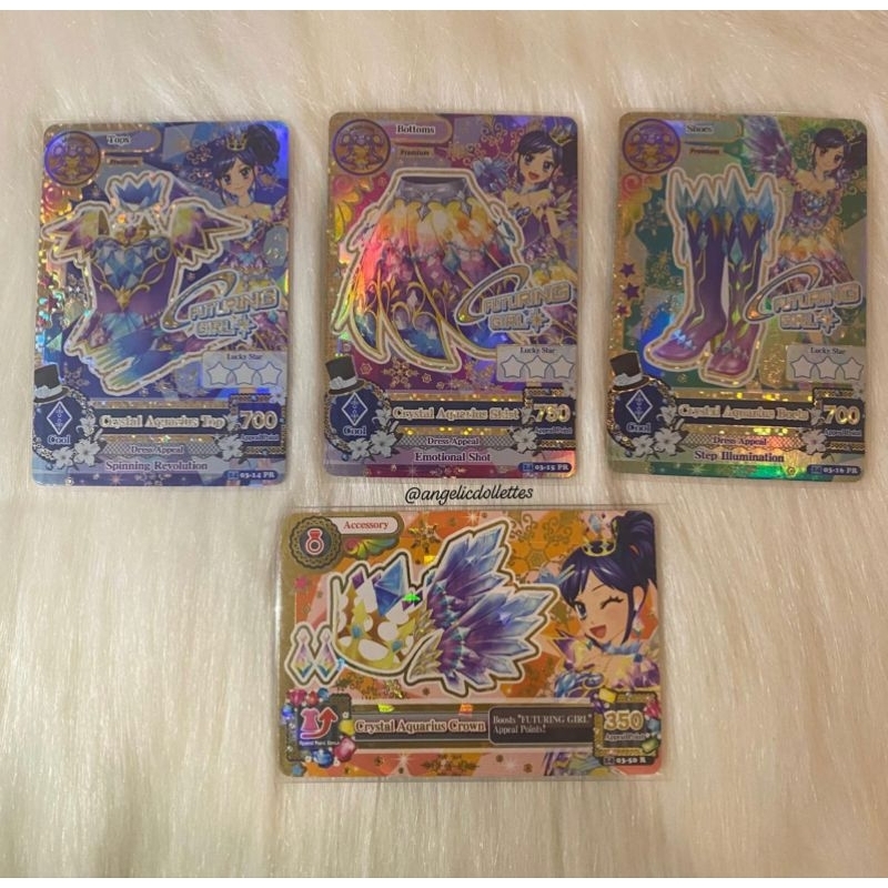 AIKATSU PREMIUM Crystal Aquarius Aoi Kiriya (RARE)