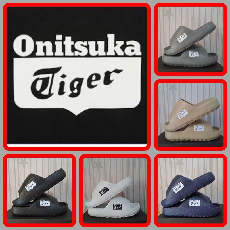 Sandal Onitsuka Tiger Sendal Slop Casual Pria Wanita