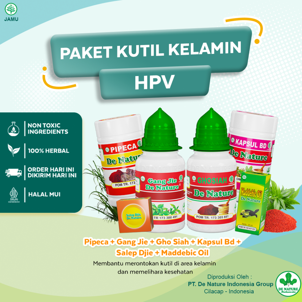 Obat Jengger Ayam Paling Ampuh Herbal Basmi Kondiloma Akuminata Virus HPV Genital Wanita Pria Dewasa