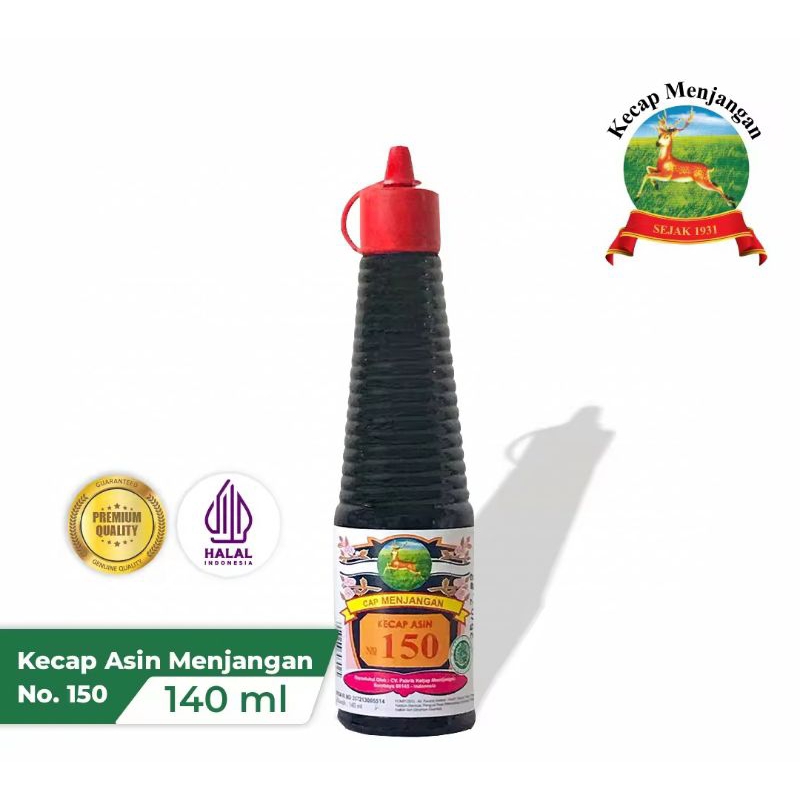 

kecap asin 150 Menjangan 140 ml