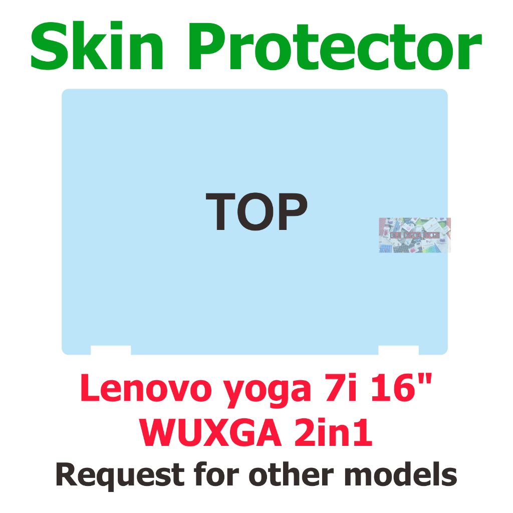 Lenovo yoga 7i 16" WUXGA 2in1 Skin Guard Garskin Protector