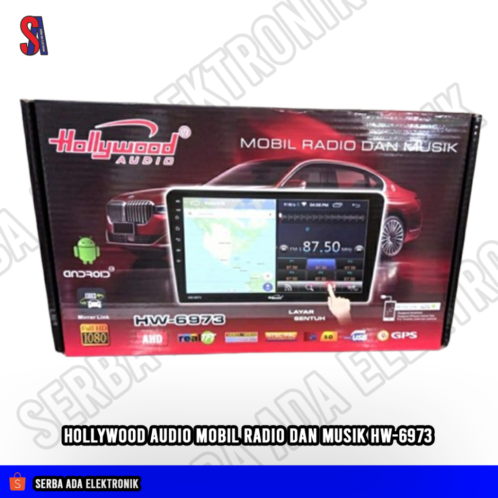 Hollywood Audio Mobil Radio dan Musik HW-6973