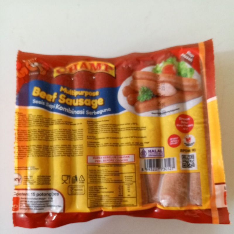 

Champ sosis sapi Beef Sausage Multi Purpose