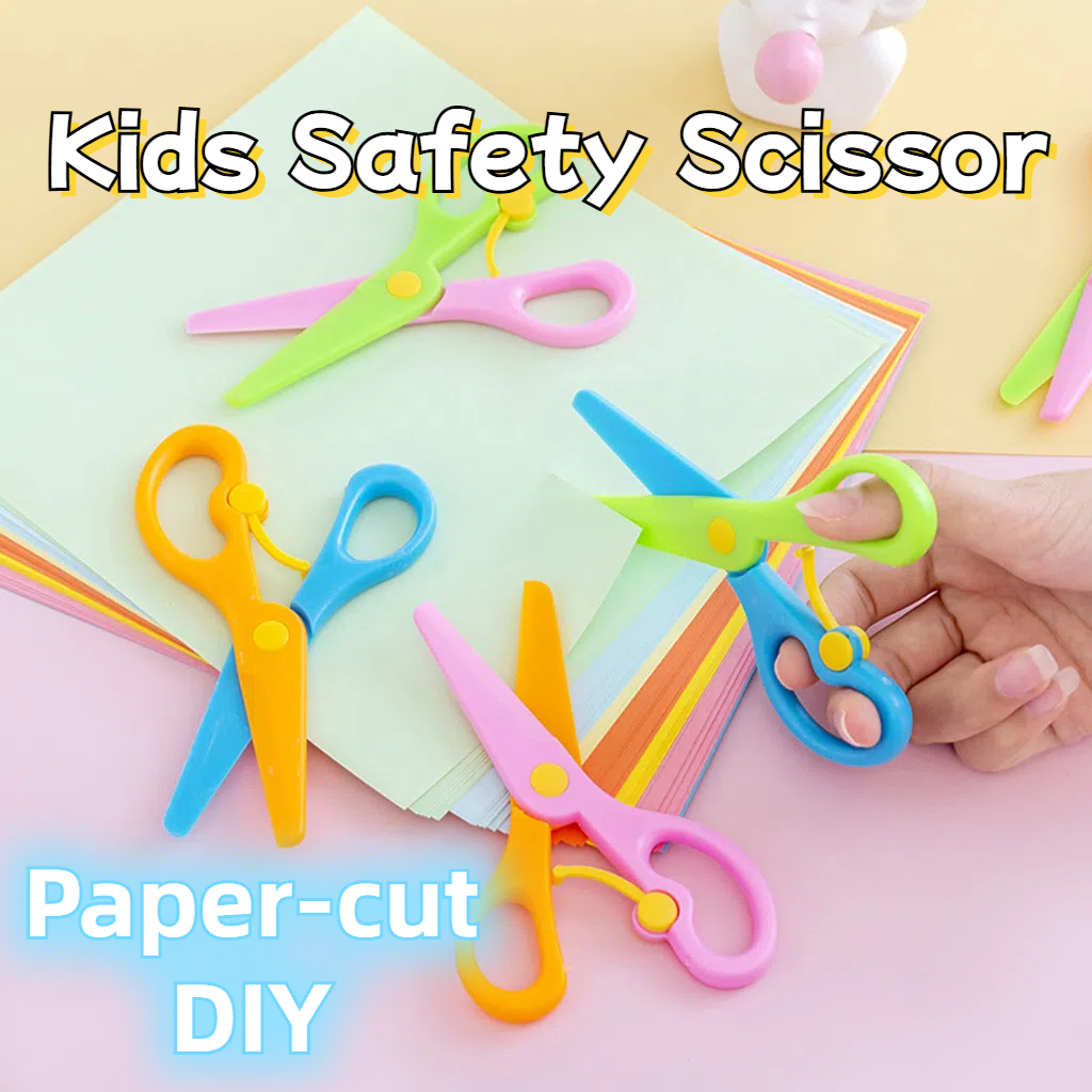 

Gunting anak/gunting pengaman anak/gunting mini/gunting kertas PAPER SCISSORS FOR KIDS