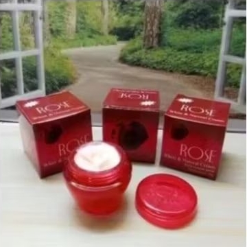 1 pcs cream rose asli