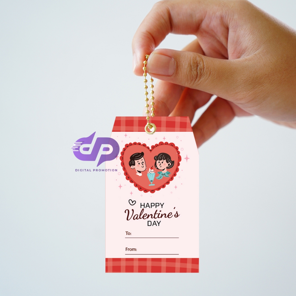 

Hang Tag Valentine 10 pcs | Hang Tag Hampers Valentine | Hang Tag Valentine's day