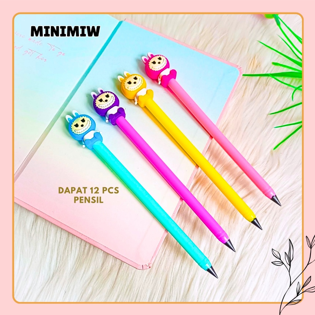 

SELUSIN (12 PCS) PENSIL INFINITE LABUBU FULLCOLOR PNS-1621 POPMART THE MONSTER TASTY MACARONS LISA BLACKPINK ANTI PATAH TUMPUL TIDAK TERBATAS KARAKTER UNIK MURAH PENCIL ALAT TULIS KANTOR SEKOLAH MURAH TERMURAH CODH COD