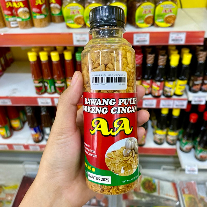 

AA Bawang Putih Goreng Cincang 100gr