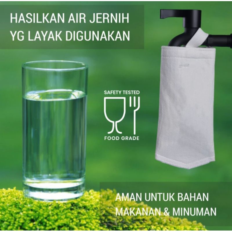 Penyaring air Keruh kain Saringan Kran Filter Penyaring Air Kran