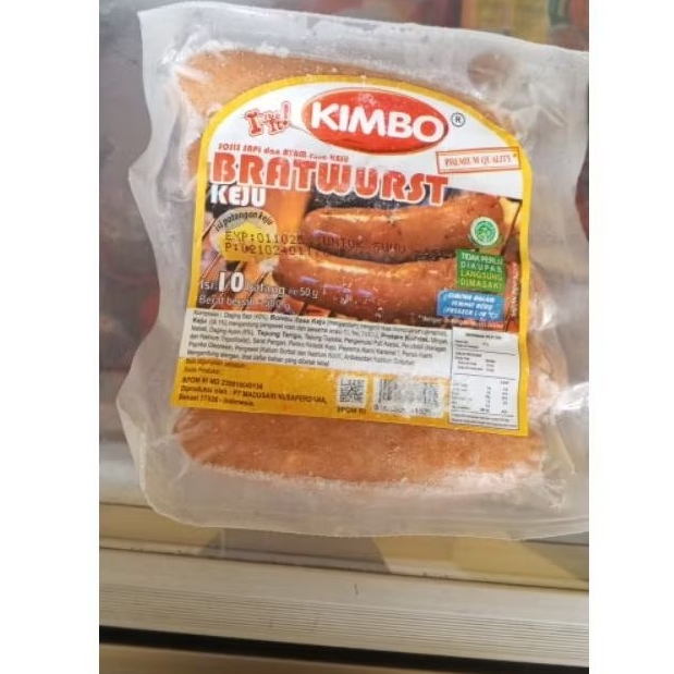 

Kimbo Bratwurst Keju mini