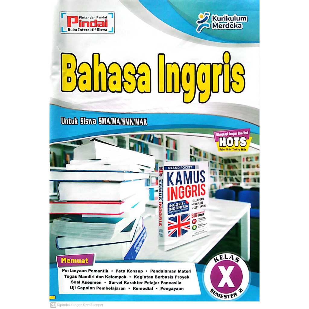 Buku LKS Bahasa Inggris Kelas 10 SMA/MA/SMK/MAK kurikulum Merdeka Semester 2