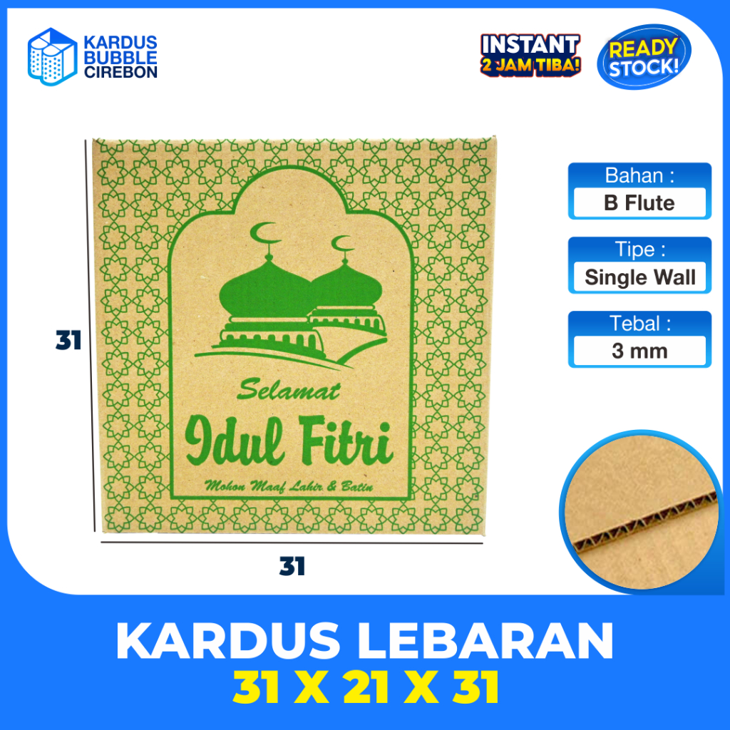 

Karton/Box/Kardus/Parcel 31x21x31 cm/Hampers/Bingkisan/Hantaran 31 x 21 x 31 cm