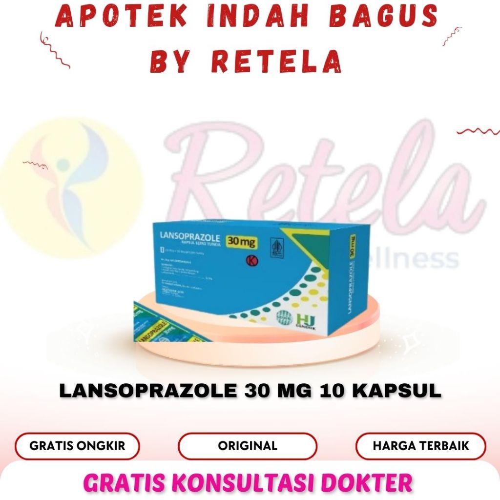 Lansoprazole 30 mg 10 Kapsul