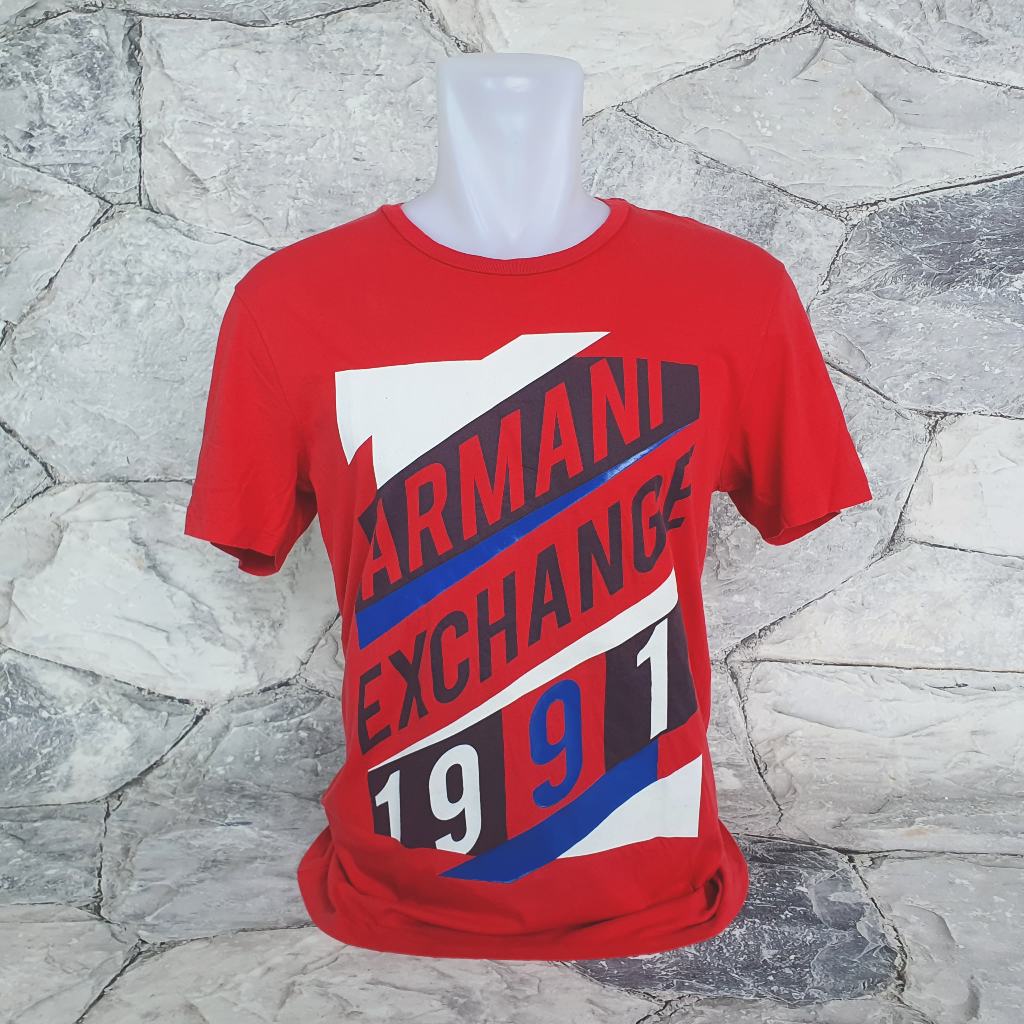 Baju Kaos ARMANI EXCHANGE 1991 - Size S sd M / LD 51 cm - Original - Second