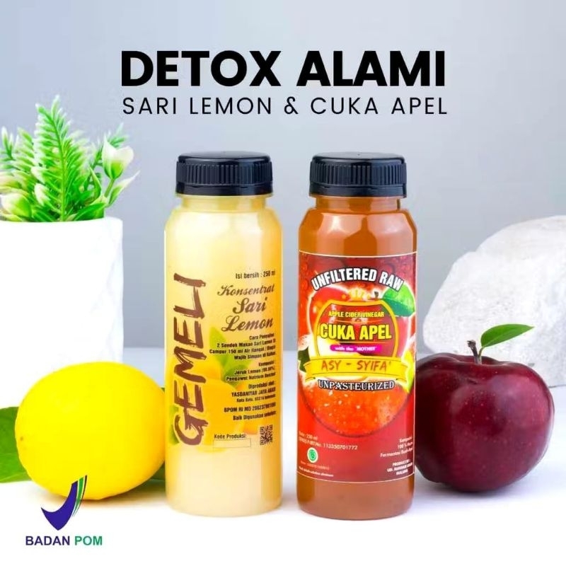 

Gemeli Sari Lemon Murni 250ml (BPOM) Jus Lemon 100% Murni Jus Diet & Cuka Apel 250ml