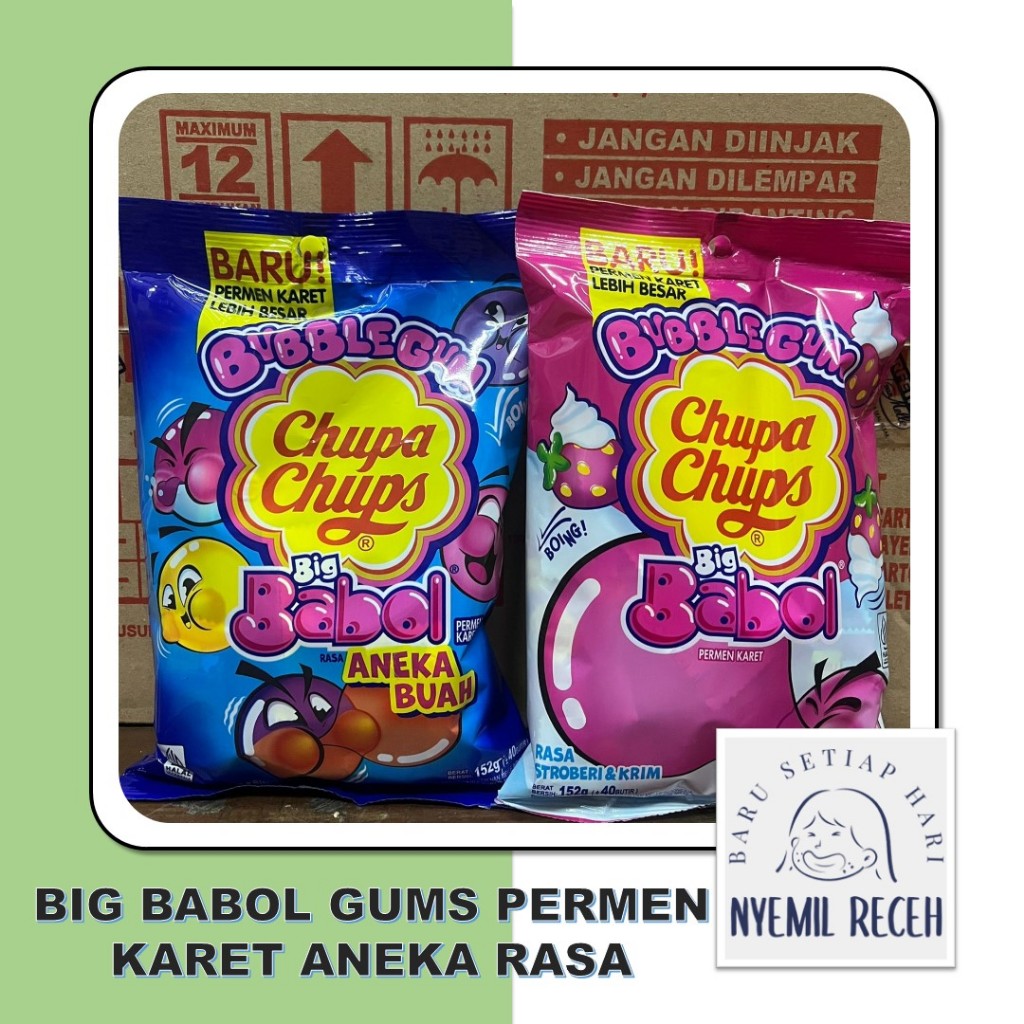 

Big Babol Gums Permen Karet Aneka Rasa Sak Isi 152gr