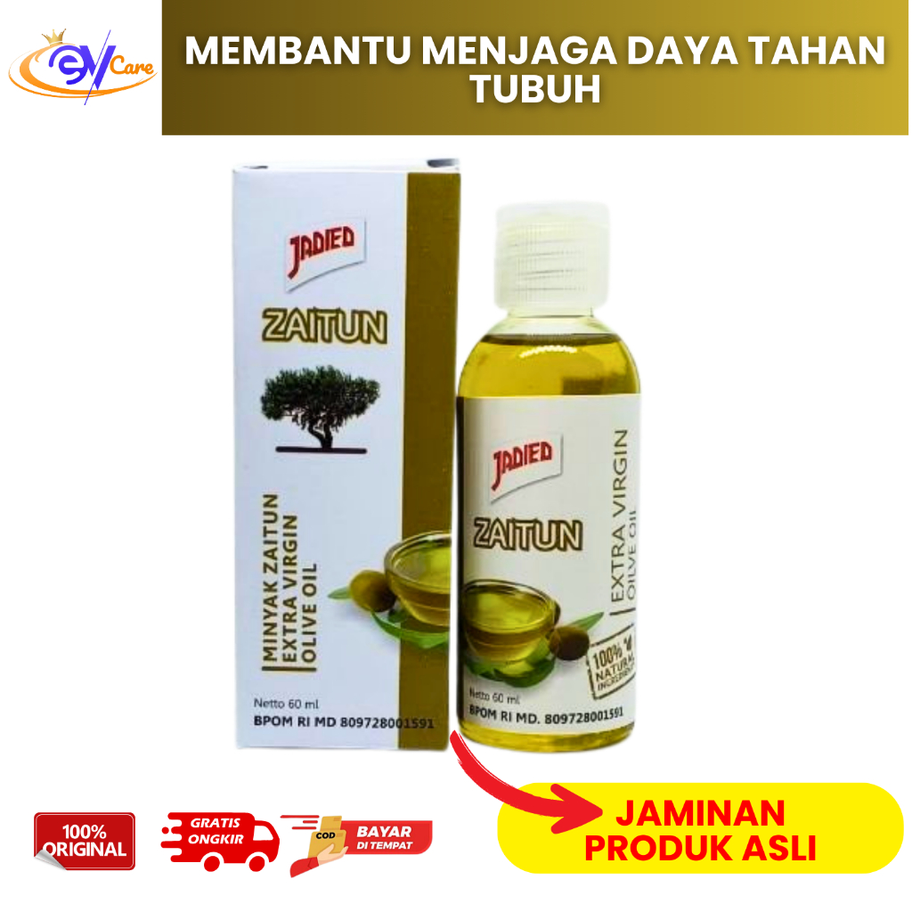 

Minyak Zaitun Extra Virgin Olive Oil 60 ML