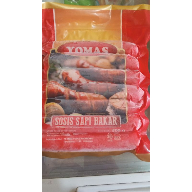 

Yomas Sosis Sapi Bakar jumbo 500g