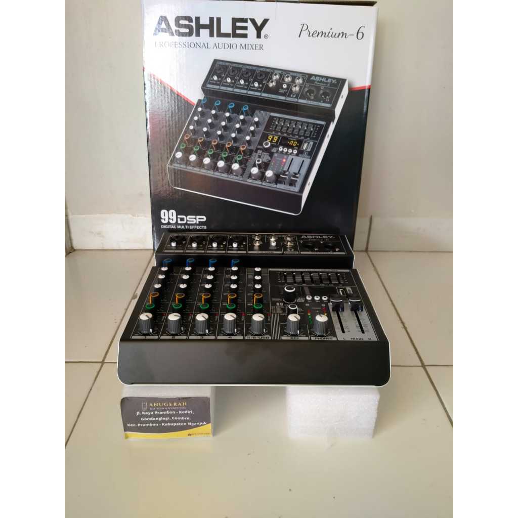 MIXER ASHLEY 6CH PREMIUM6 / PREMIUM 6 / PREMIUM-6