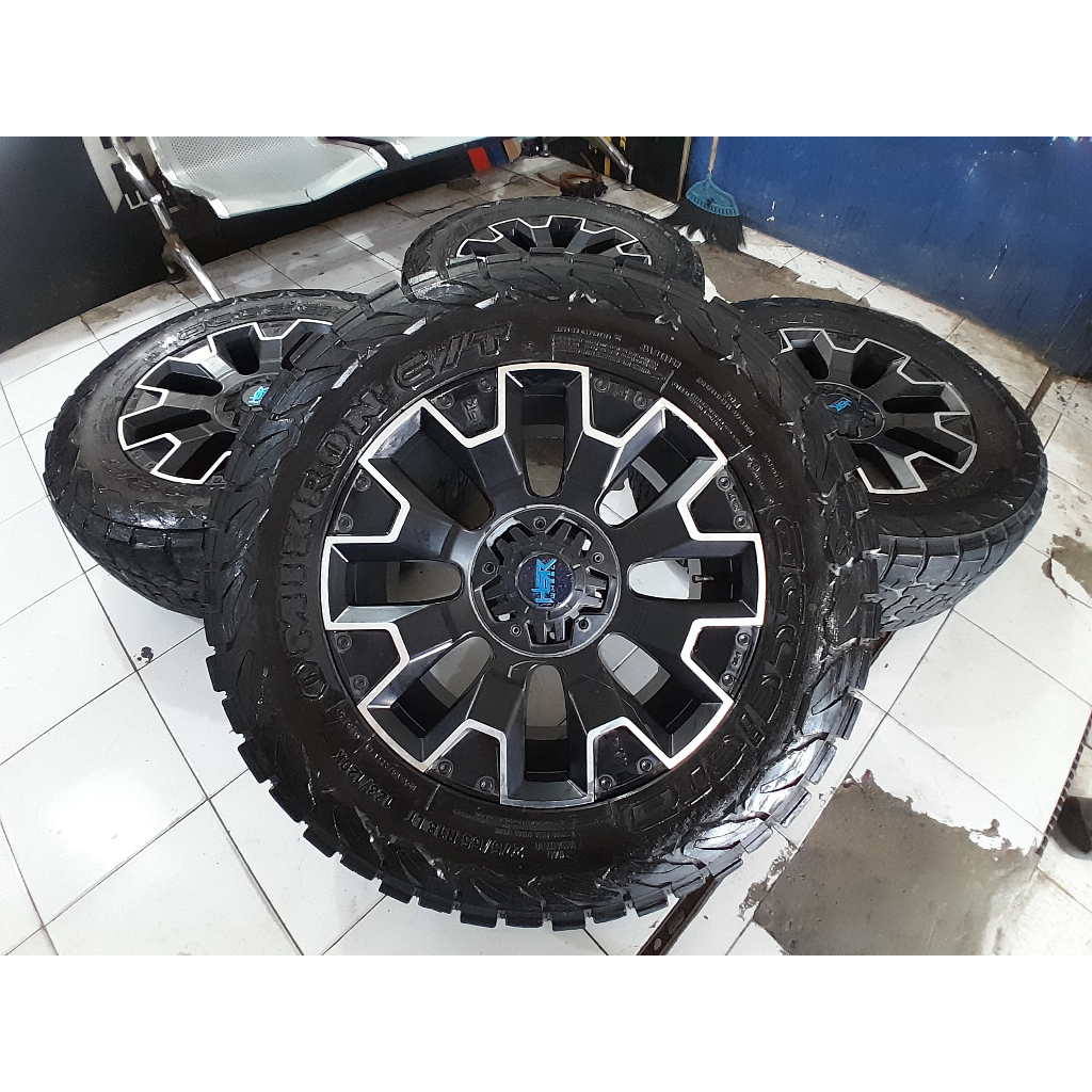 JUAL VELG SECOND DOLASI R18 PCD 6X139 ETO LIKE NEW PNP PAJERO HILUX FORTUNER TANK TRITON DLL