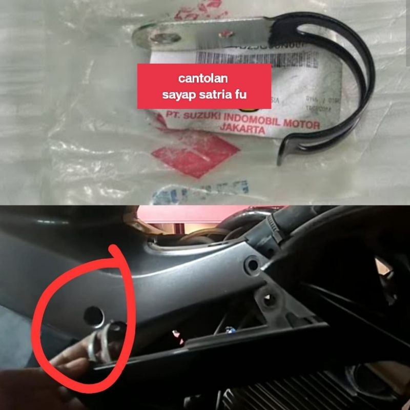 cantolan sayap klip sayap Suzuki Satria Fu 150 CBU CKD SCD BARONG RAIDER 150 ORI SGP