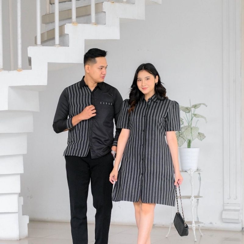 Baju Tenun Couple Baju Couple Sarimbit Couple Tenun Baju Lebaran Kemeja Tenun Dress Tenun