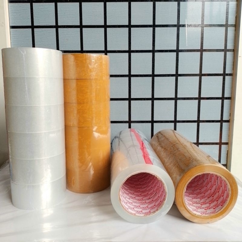 

Lakban OPP BIO 90 Yard Bening & Coklat ( Slop ) [ Original ]