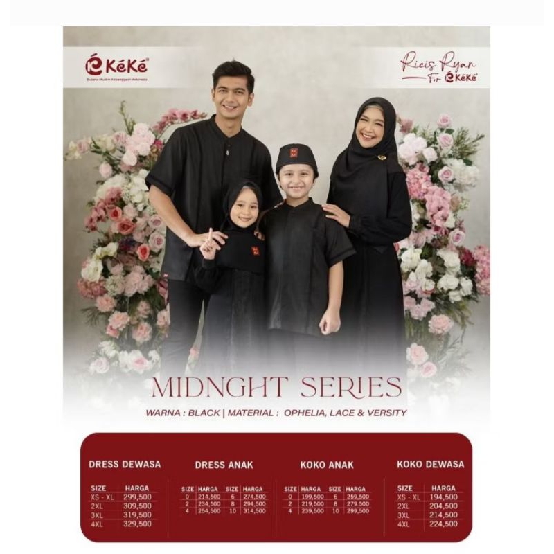 MIDNIGHT BLACK SERIES BY KEKE