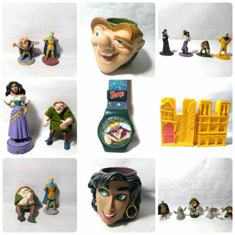 Diorama Mug Gelas Quasimodo Esmeralda Victor Hugo Laverne Fat Fatty Gargoyle Gargoyles Monseigneur A