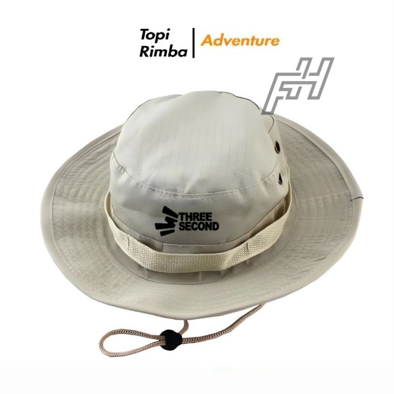 Topi Rimba gunung outdoor- topi Hiking adventure - topi trek pendaki gunung pria & wanita three seco