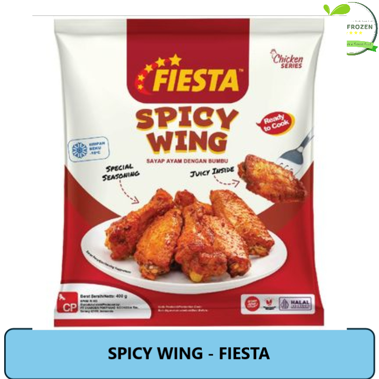 

FIESTA SPICY WING 400 GR-SAYAP AYAM BUMBU