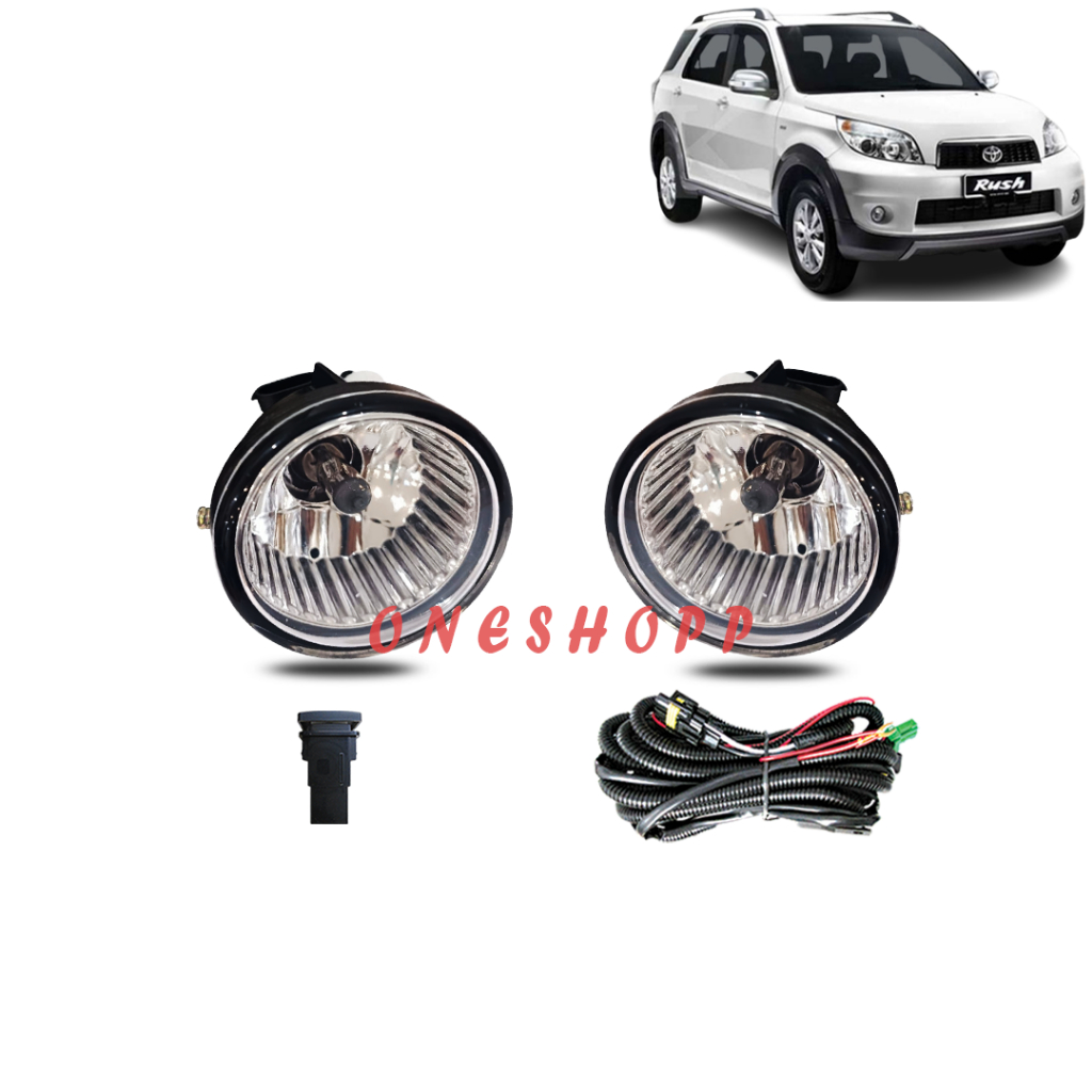 FOGLAMP FOG LAMP RUSH TERIOS LAMA  2012 - 2014 KOMPLIT