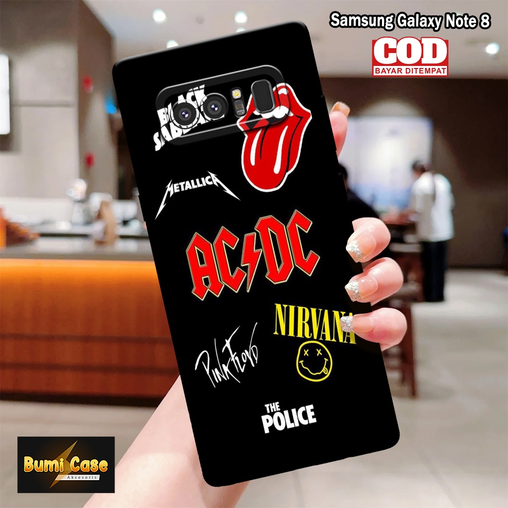 Bumi Case Samsung Galaxy Note 8 - Fashion Case Band - Softcase Pro Camera Samsung Galaxy Note 8 - Ca
