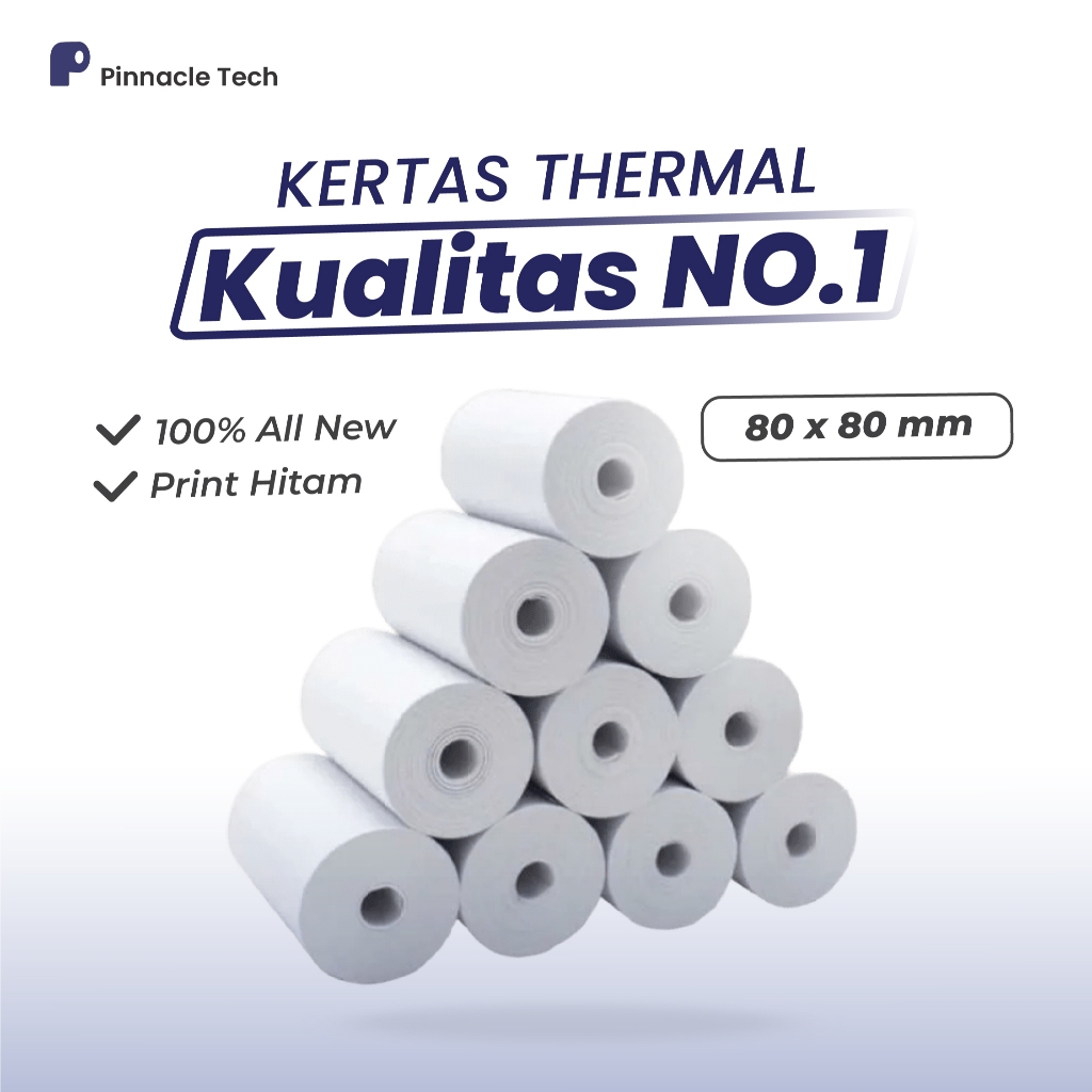 

Kertas Thermal Ukuran 80 x 80 Paper Roll