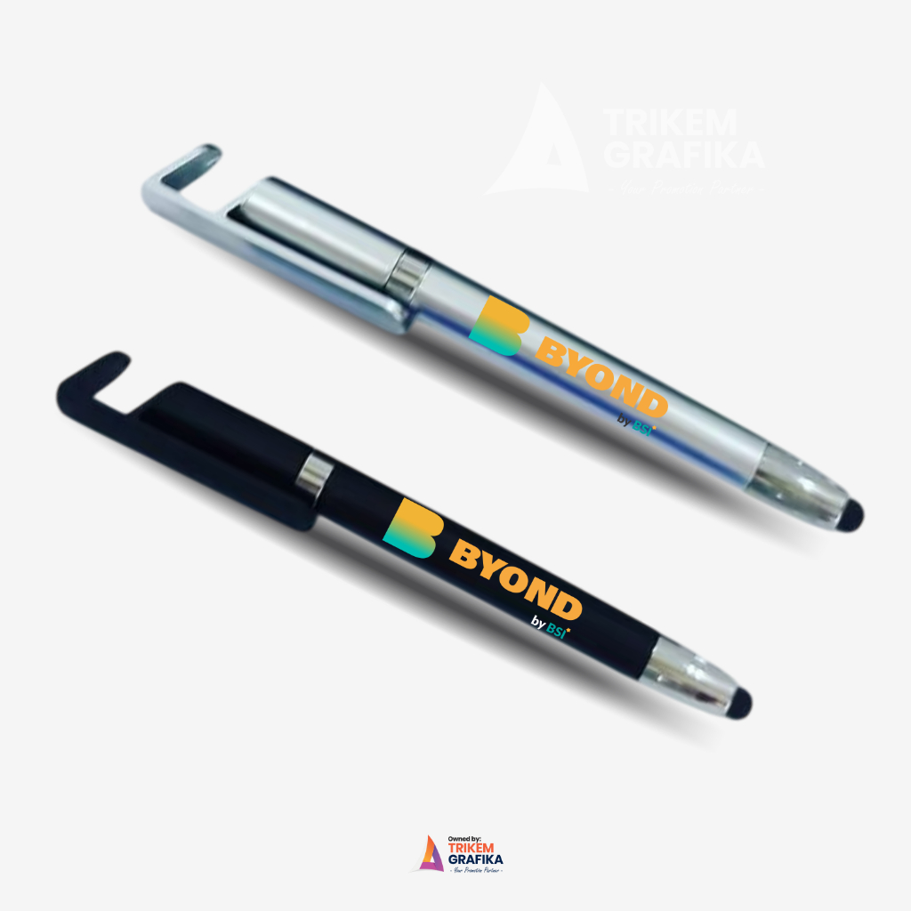 

READY STOCK Trikem Ballpoint Plastik Design Ekslusif Edisi BYOND Promosi BSI Bank Syariah Indonesia