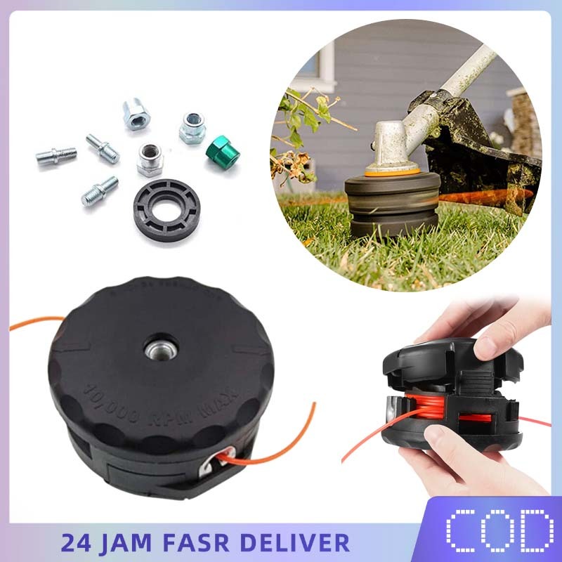 1 Set  trimmer head mesin rumput Trimmer Head Kit Universal String Trimmer Hea